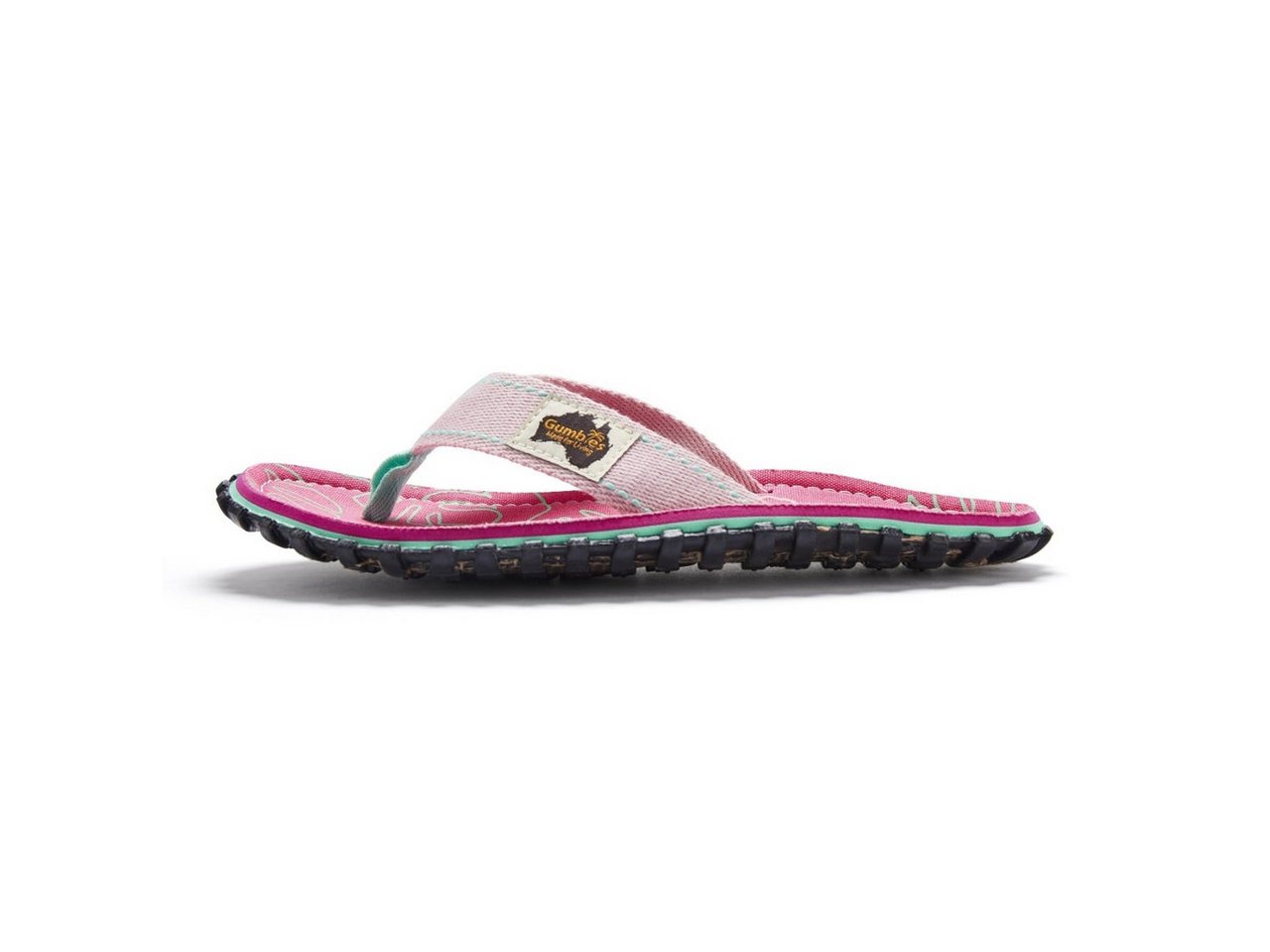 Gumbies Zehensandalen Original Flip Flops Blush Hibiscus pink/rosa Damen Badeschuh Bild 4