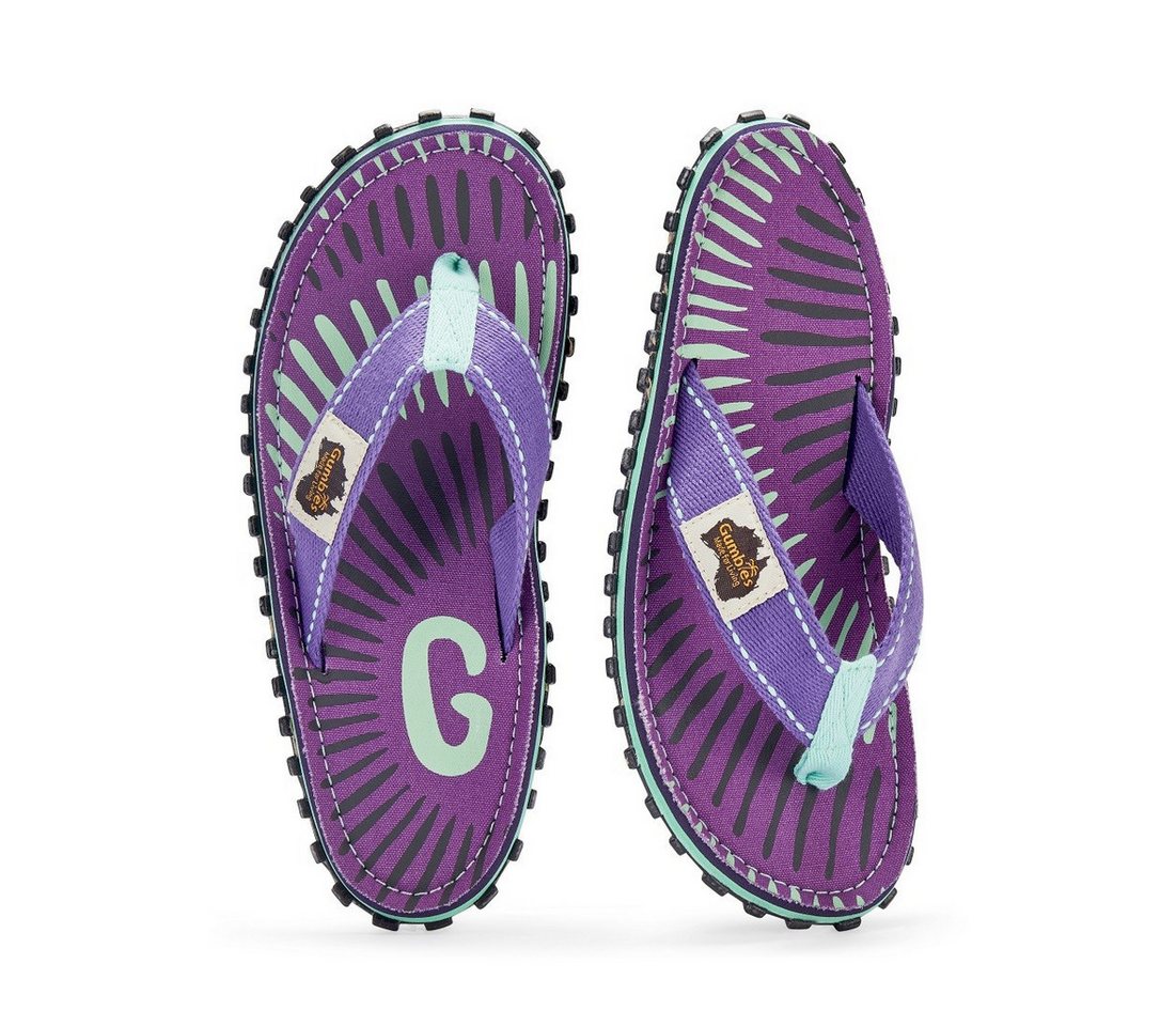 Gumbies Zehensandalen Original Flip Flops Blueberry Burst violett Damen Badeschuh Bild 3