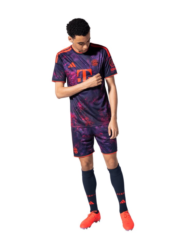 adidas Performance Fußballtrikot FC Bayern München, Trikot Champions League 26-27, Herren, Lila Bild 4