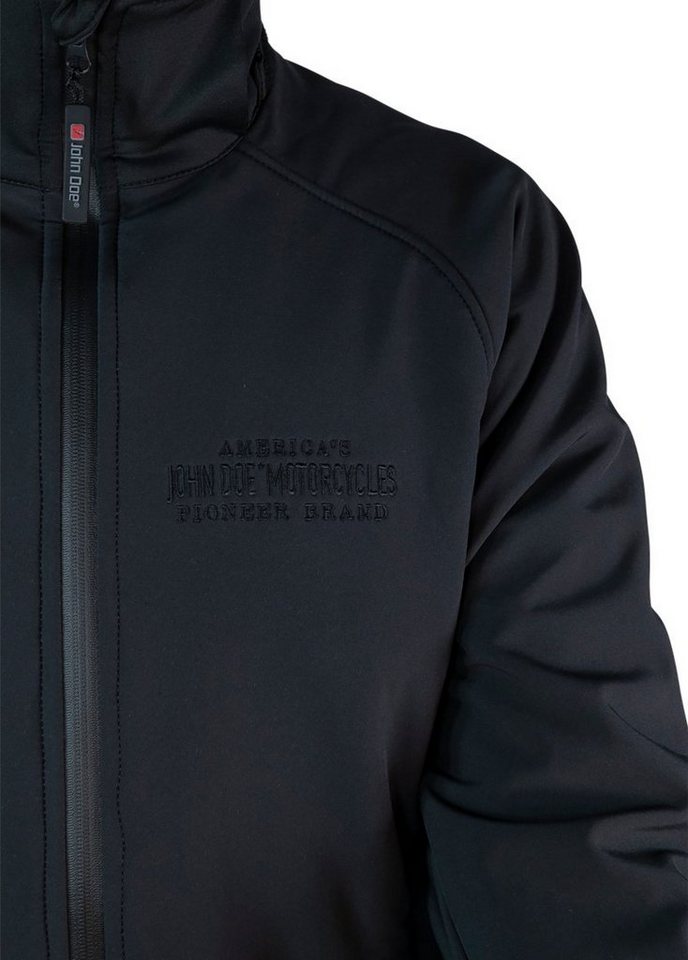 John Doe Motorradjacke Softshell 2in1 Motorrad Textiljacke wasserdicht Bild 3
