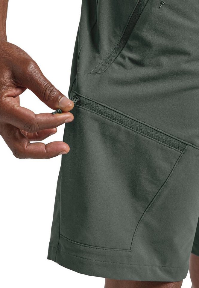 Jack Wolfskin Trekkinghose Wanderhose Pico Trial Short (atmungsaktiv, wasserabweisend) kurz grün Bild 2