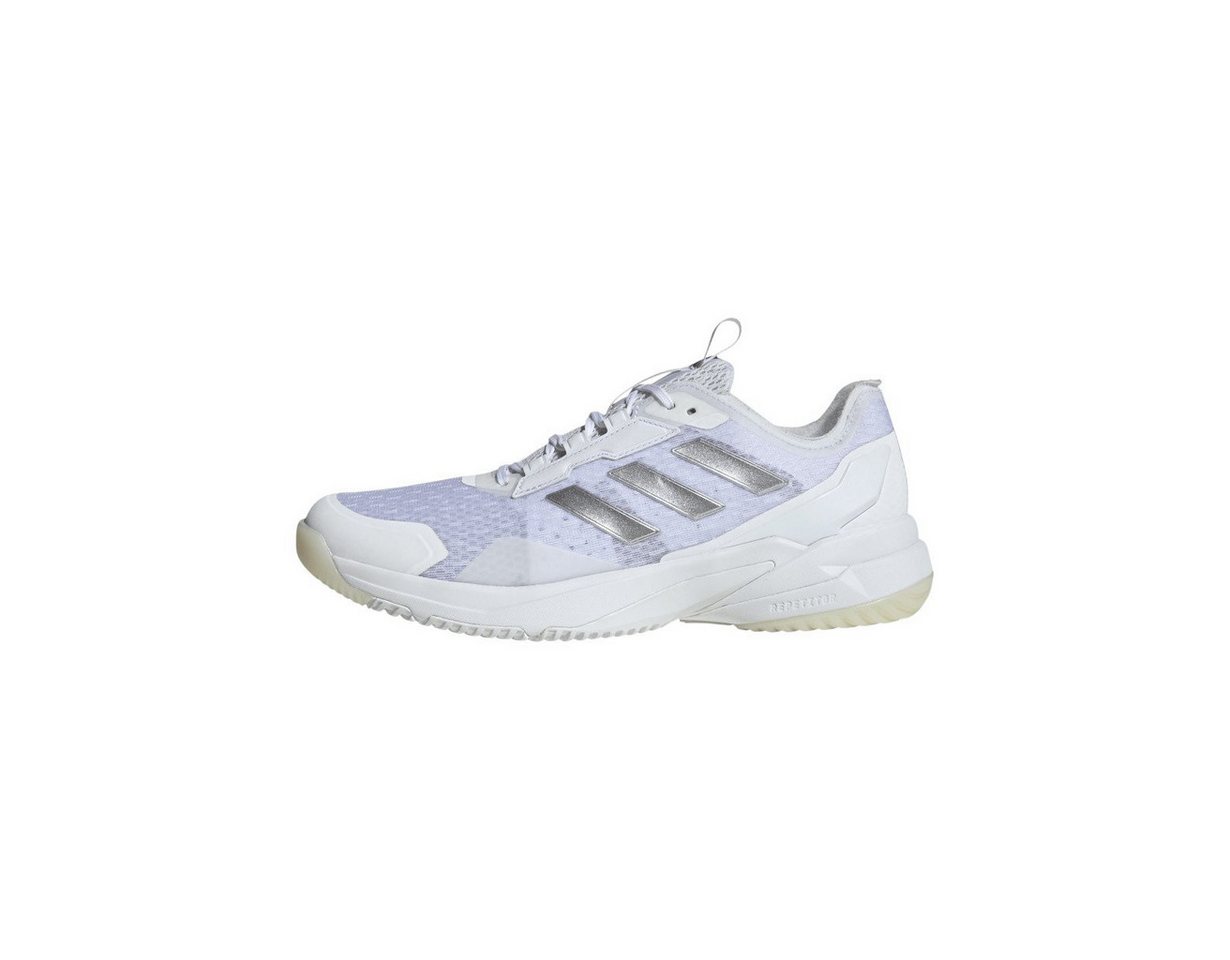 adidas Performance Hallen-Indoorschuhe CrazyFlight 6 weiss/silber Damen Badmintonschuh