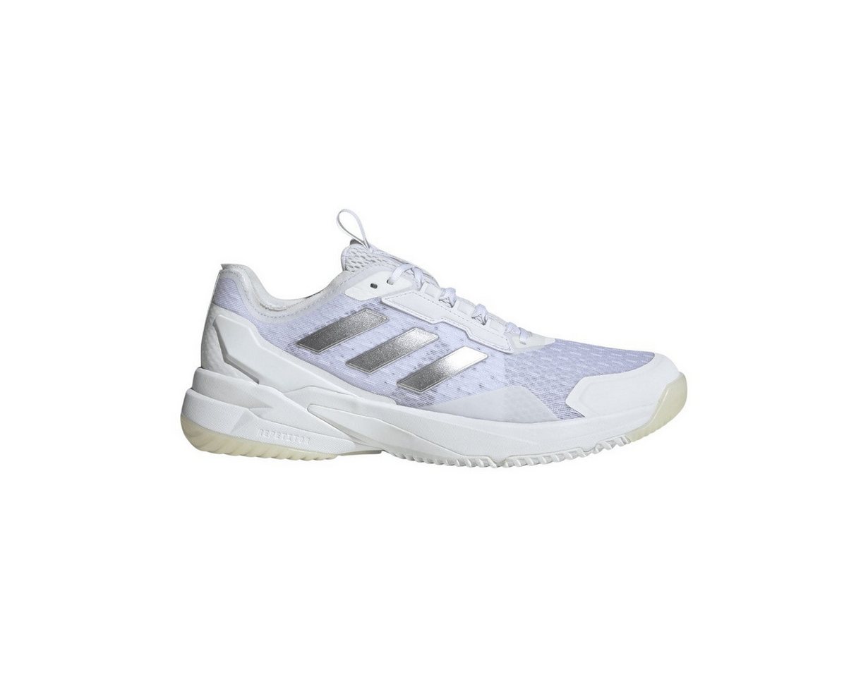 adidas Performance Hallen-Indoorschuhe CrazyFlight 6 weiss/silber Damen Badmintonschuh Bild 2