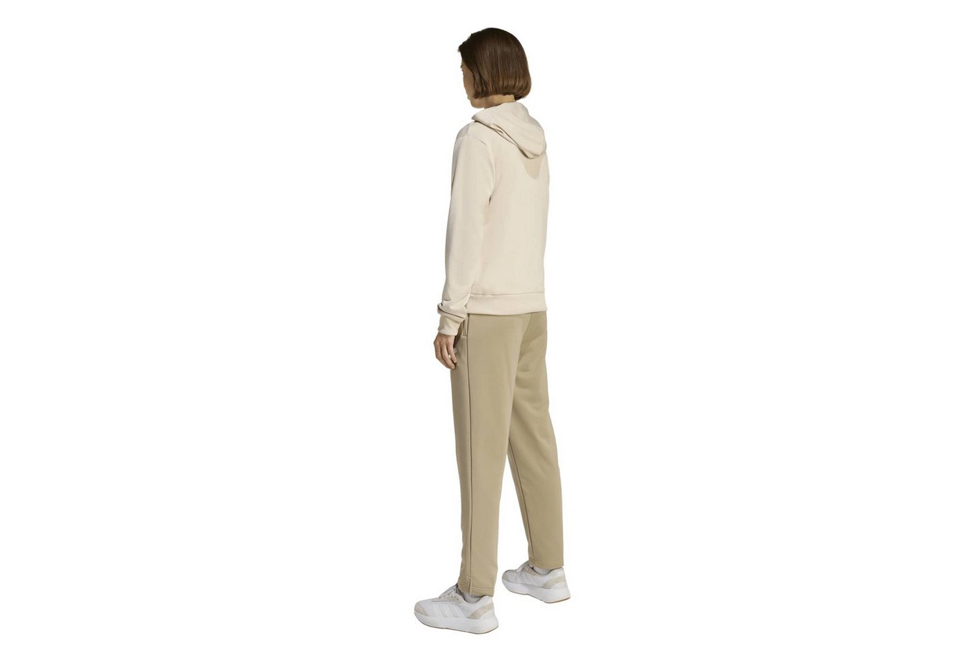 adidas Performance Trainingsanzug Essentials Linear beige/khakigrün Damen Bild 2