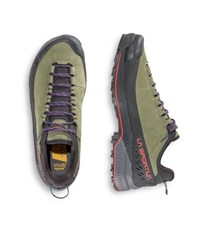 La Sportiva TX5 Evo GTX (Zustieg, Nubukleder, wasserdicht) dunkelgrün Herren Wanderschuh