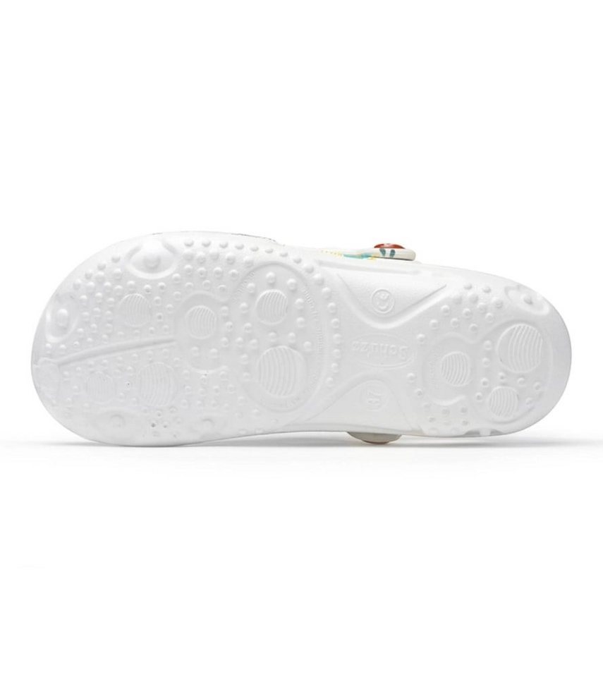 Schuzz Sandale Globule Clog Plume de paon weiss/bunt Damen Badeschuh Bild 3