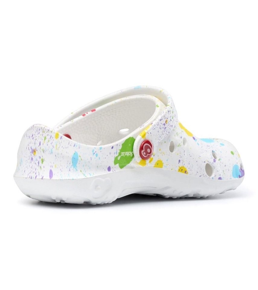 Schuzz Sandale Globule Clog Splash weiss/bunt Damen Badeschuh Bild 4