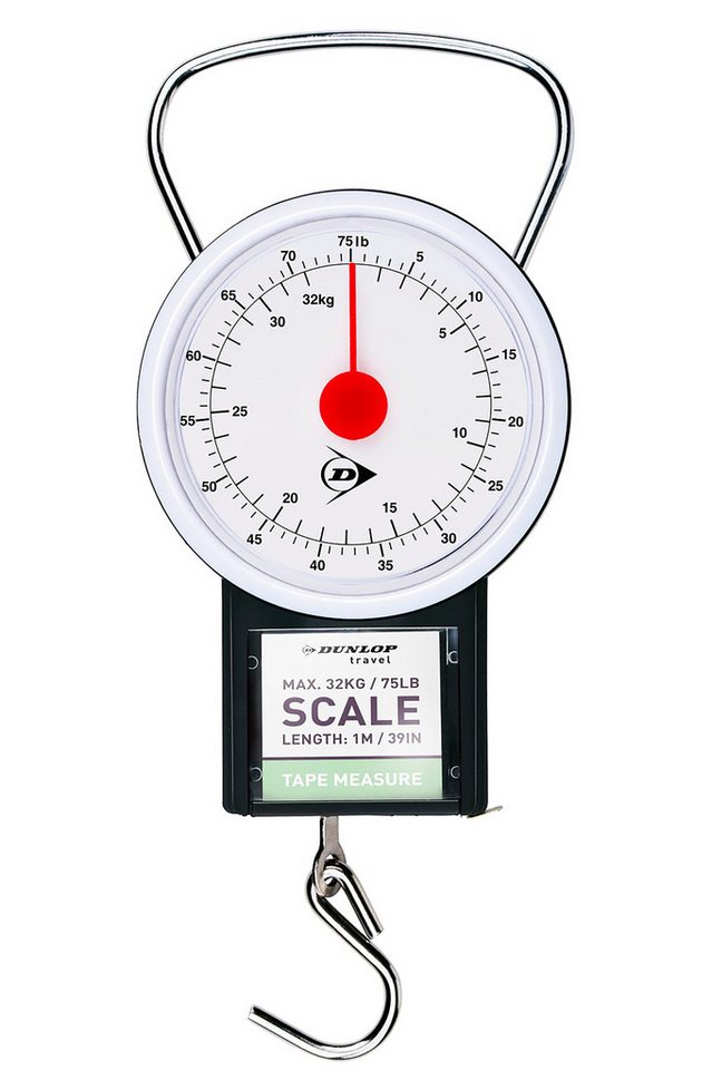 Lifetime Kofferwaage GEPÄCKWAAGE 32kg mit Maßband Kofferwaage Handwaage Zugwaage 91, Tragkraft 32 kg, Reisewaage Hängewaage Angelwaage Waage Bild 2