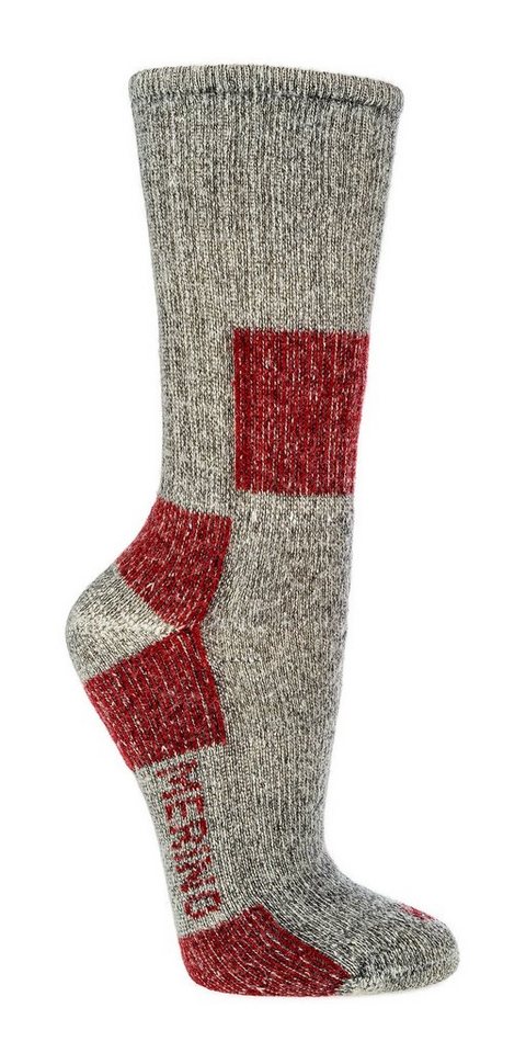 FussFreunde Wandersocken 2 Paar Trekkingsocken, Outdoorsocken mit 85% Wolle vom Merinoschaf (2 Paar) Vollplüsch-gefüttert Bild 2