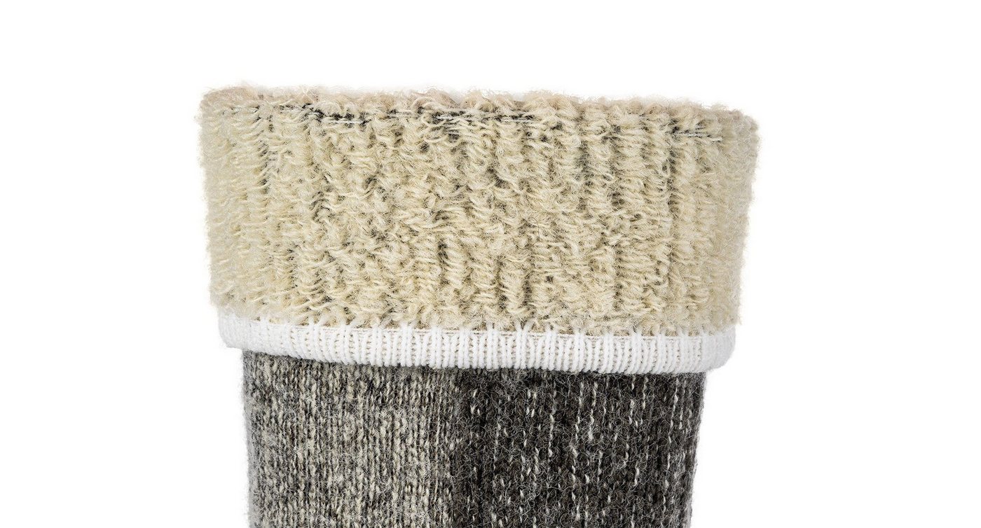 FussFreunde Wandersocken 2 Paar Trekkingsocken, Outdoorsocken mit 85% Wolle vom Merinoschaf (2 Paar) Vollplüsch-gefüttert Bild 4