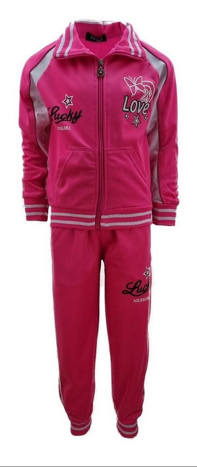 Hessis Jogginganzug Süßer Mädchen Trainingsanzug, MF30 (Set, Jacke mit Jogginghose), bestehend aus Jacke und Jogginghose Bild 2