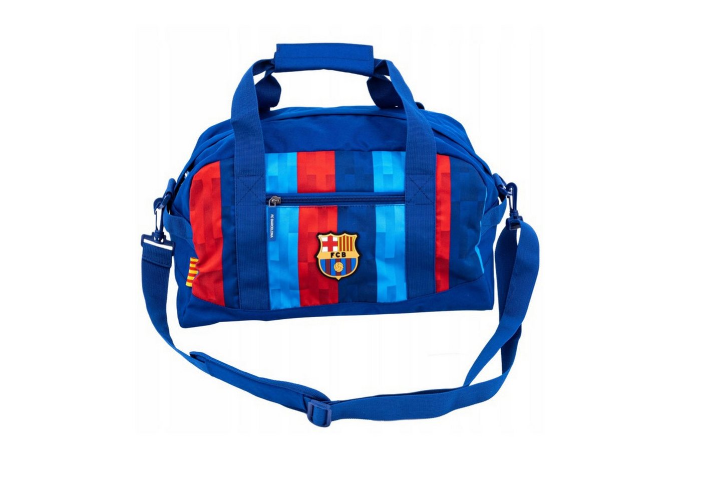 GOLDKIDS Sporttasche Kinder für Mädchen & Jungen - (Umhängetasche mit FC Barcelona Motiv, 1-tlg., - Schwimmtasche mit verstärktem Boden), - Trainingstasche 40 cm x 22 cm x 20 cm Bild 3