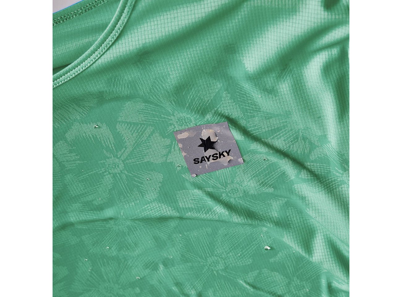 Saysky Laufshirt Saysky Reactive Flow Singlet Green Bild 2