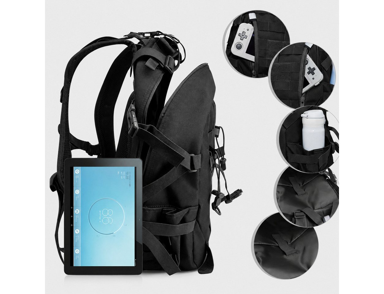 WS-Trend Wanderrucksack Taktischer Mehrzweck-Rucksack 55 L Militär Outdoor Backpack Daypack Bild 3