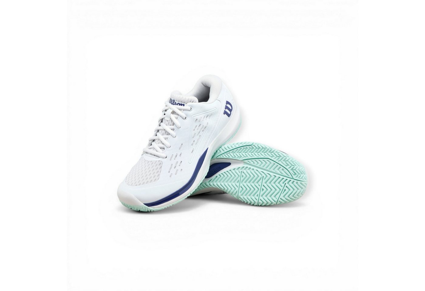 Wilson Rush Pro Ace Allcourt 2026 weiss/navyblau Kinder Tennisschuh Bild 4