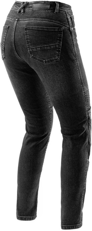 Rebelhorn Motorradhose Agness 2 Damen Motorrad Jeans Verbindungsreißverschluss,Hüftprotektoren enthalten,Knieprotektor Bild 2