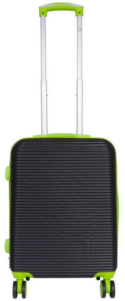 Warenhandel König Hartschalen-Trolley Santorin, 4 Rollen, farbig abgesetzte Griffe, Rollen und Reißverschlüsse Bild 4