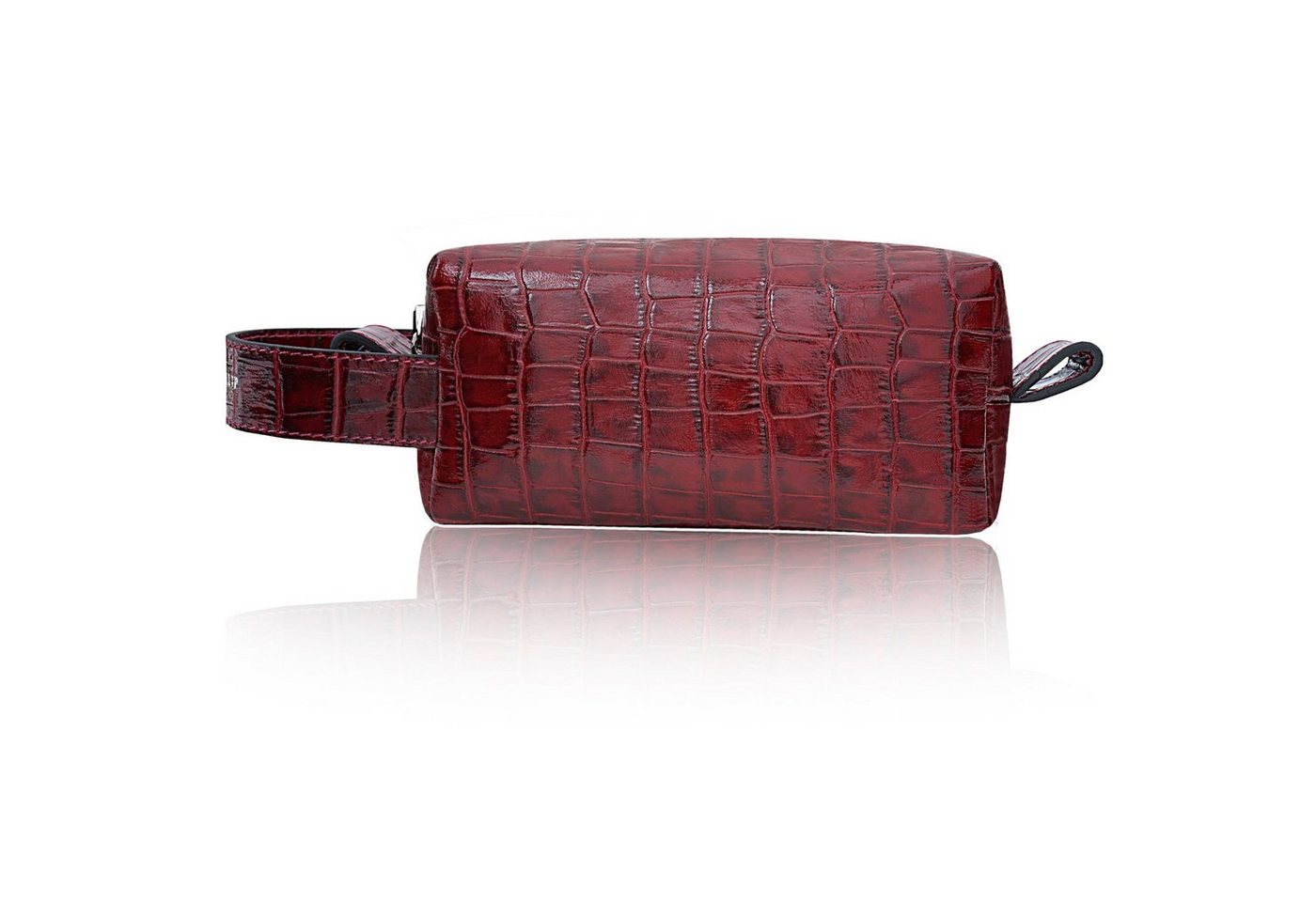 John Phillip Kulturbeutel Handgefertigte Leder Kulturtasche, Rasiertasche für Herren & Damen Bild 2