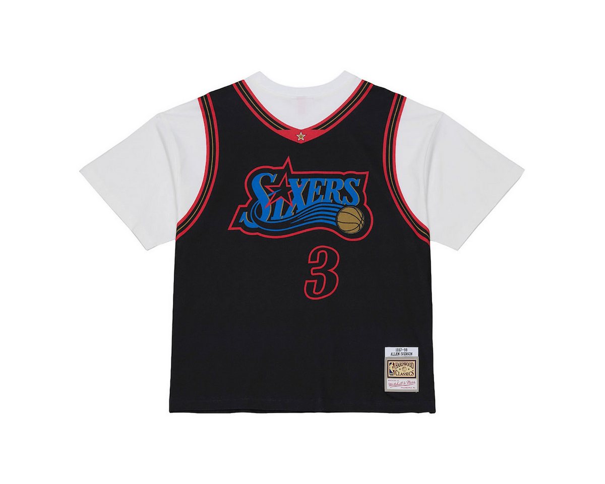 Mitchell & Ness Basketballtrikot Philadelphia 76ers Allen Iverson 1997/98 Bild 4