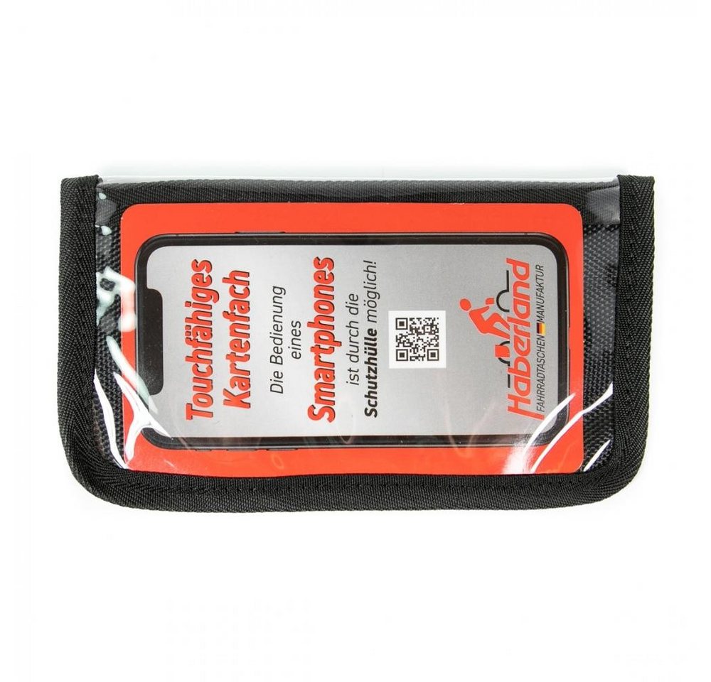 Haberland Fahrradtasche Haberland Kartenfach für Lenkertaschen schwarz - sichere Kartenhalteru Bild 2