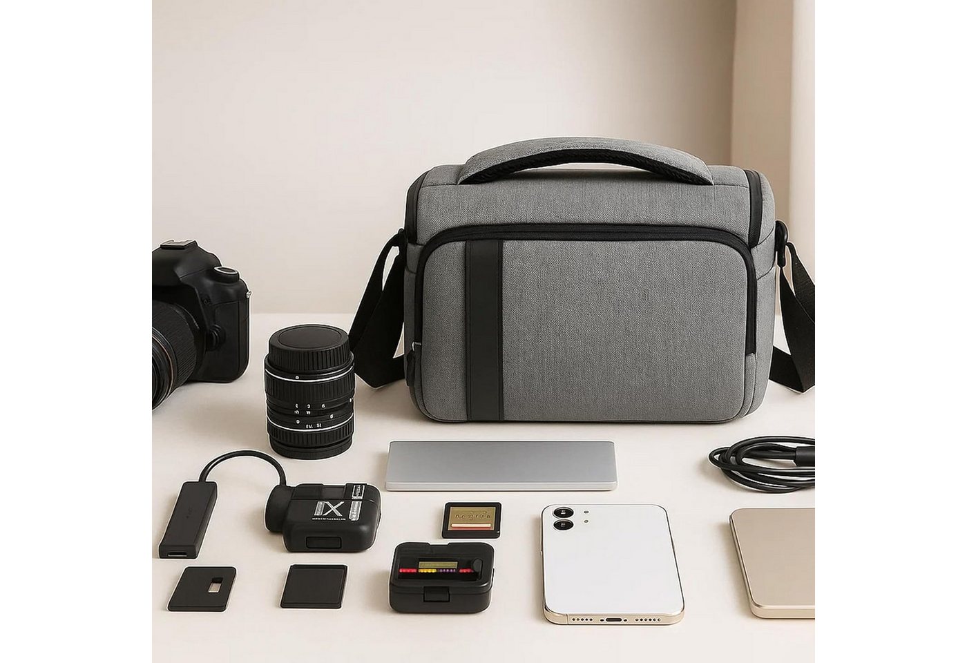 Youyijia Taschenorganizer Kameratasche für DSLR & Systemkamera Bild 3