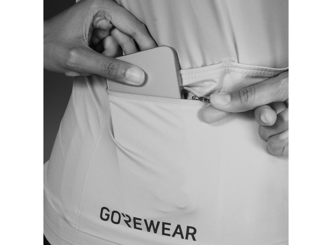 GORE® Wear Radtrikot Gore Wear Swiftride Optical Jersey Damen White Black Bild 2