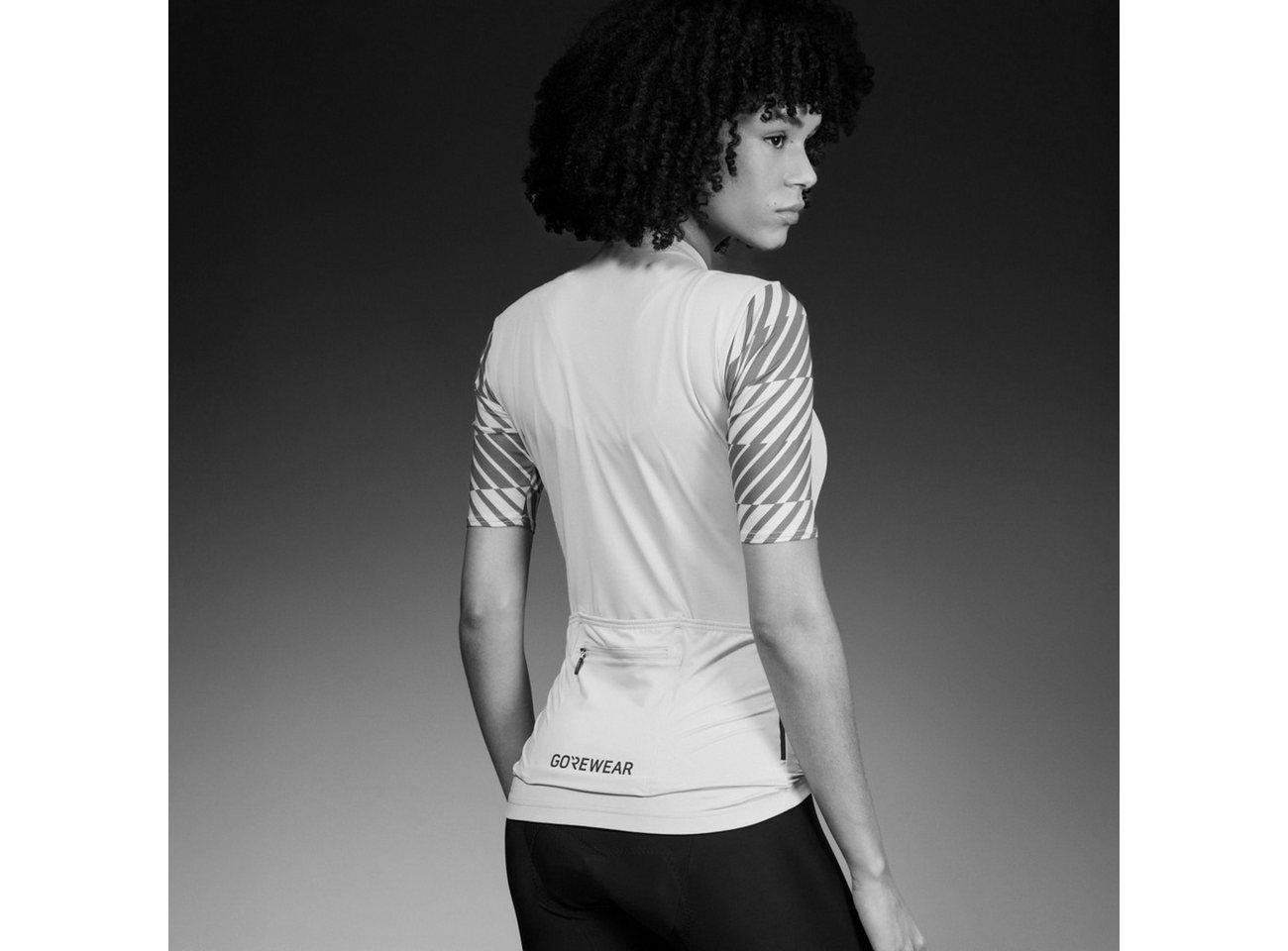 GORE® Wear Radtrikot Gore Wear Swiftride Optical Jersey Damen White Black Bild 3