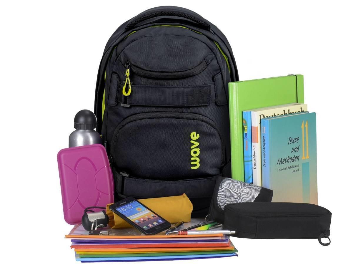 Wave Schulrucksack "Infinity Move" Rucksack Schule Set für Mädchen Jungen Teenager, Schultasche, ab 5. Klasse, weiterführende Schule Bild 2