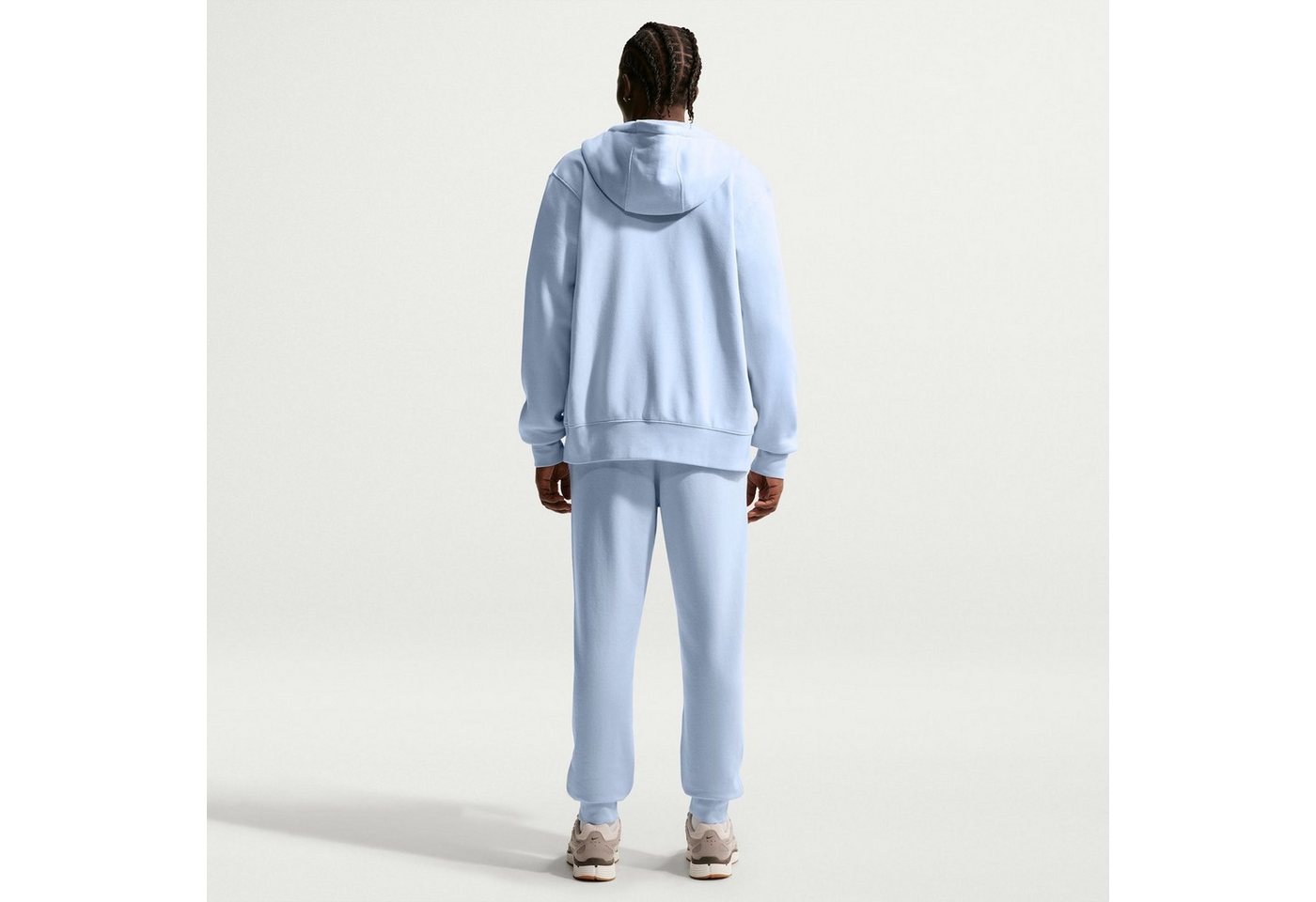 Nike Sporthose M NK CLUB FT JOGGER HYDROGEN BLUE/HYDROGEN BLUE/WH