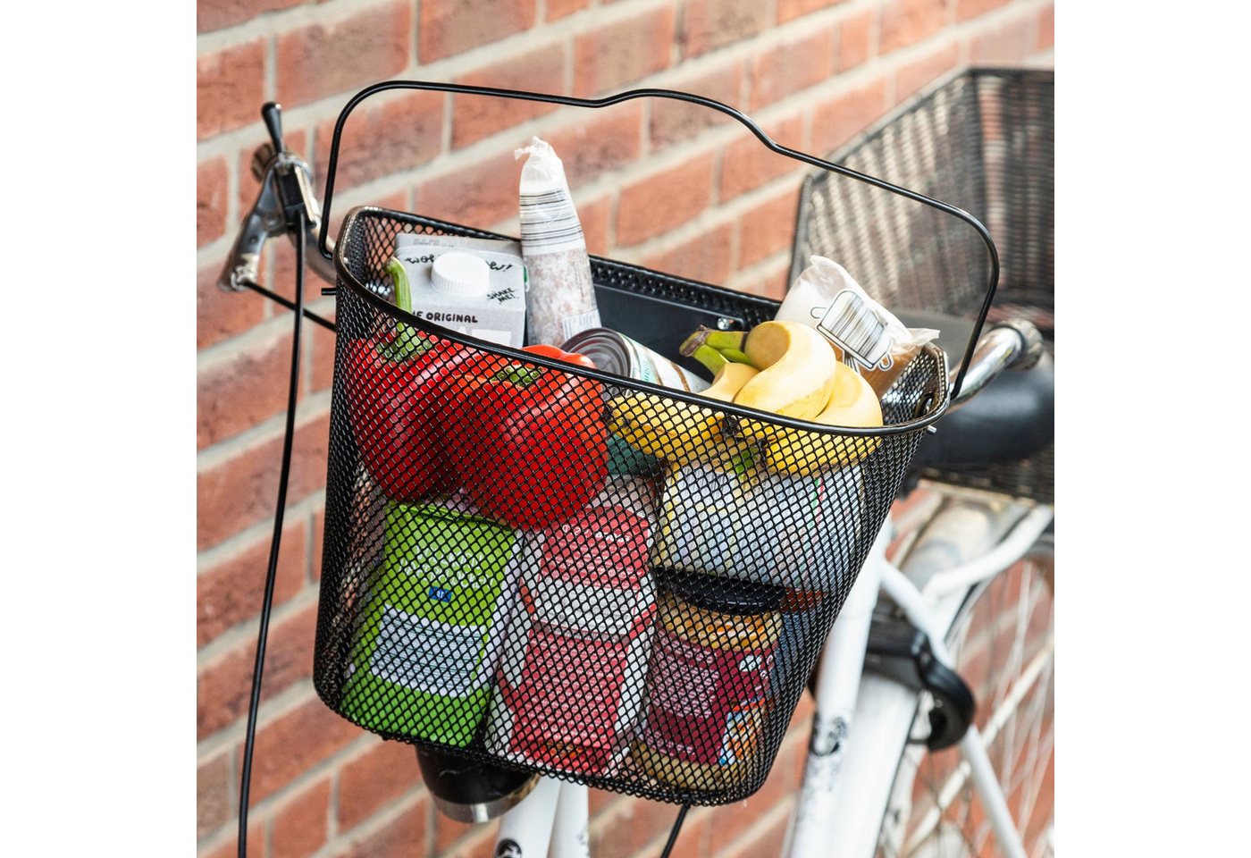Gravidus Fahrradkorb Fahrradlenkerkorb "Klick-Fix" praktisch, robust, einfach zu befestigen Bild 3