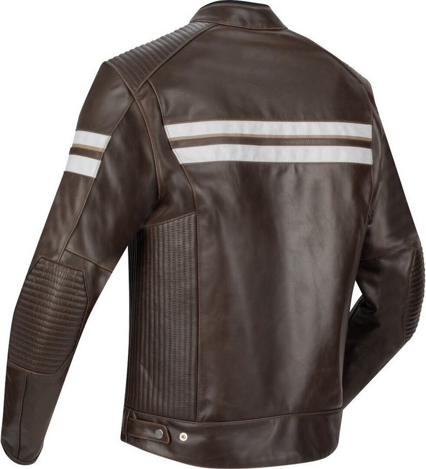 Segura Motorradjacke Romeo Motorrad Lederjacke herausnehmbares Innenfutter
