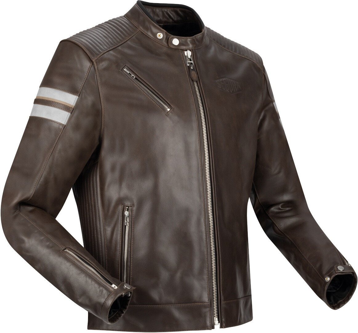 Segura Motorradjacke Romeo Motorrad Lederjacke herausnehmbares Innenfutter Bild 2