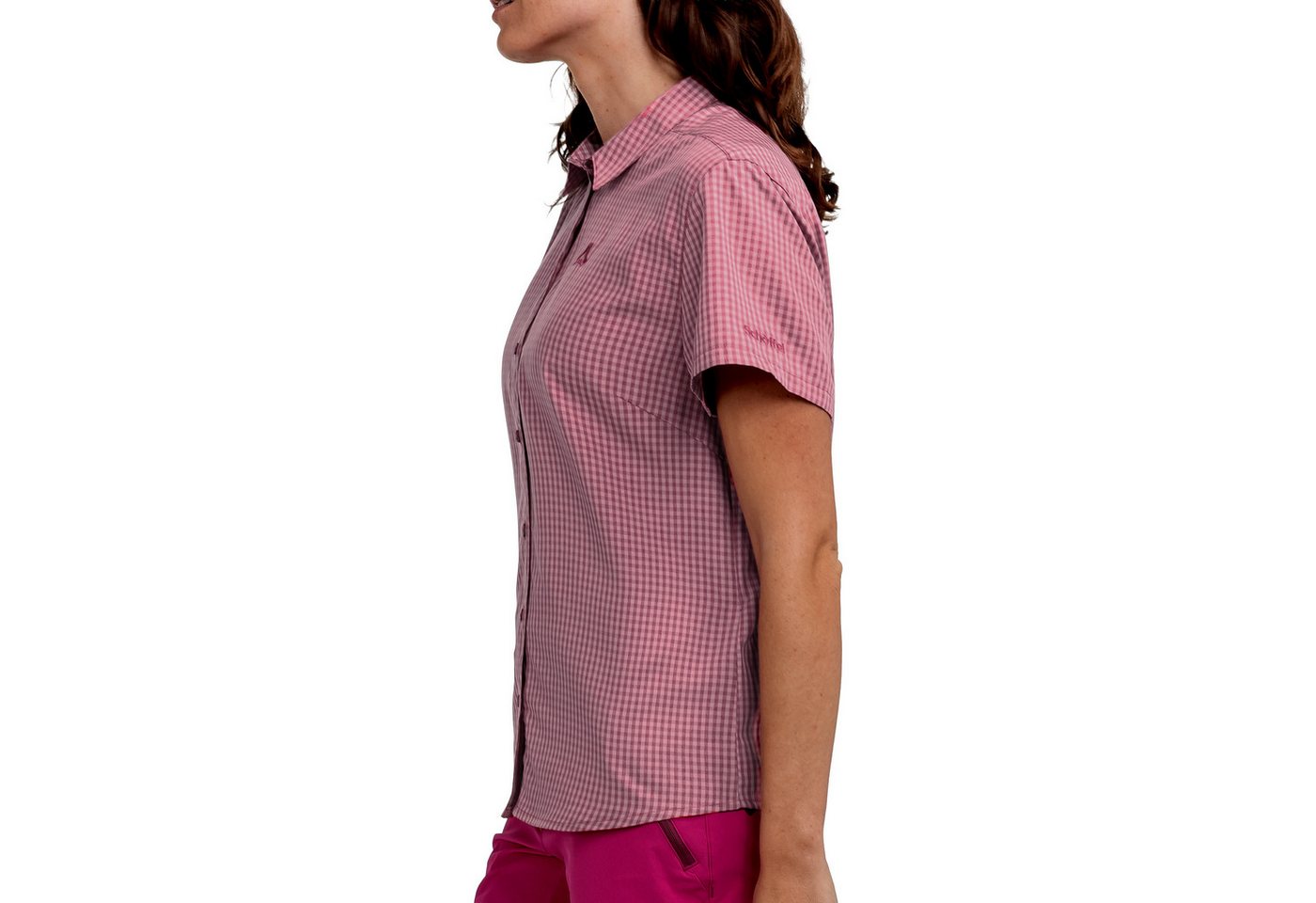 Schöffel Funktionsbluse Hiking CIRC Blouse Style Dalfoss mit aufgesticktem Markenlogo