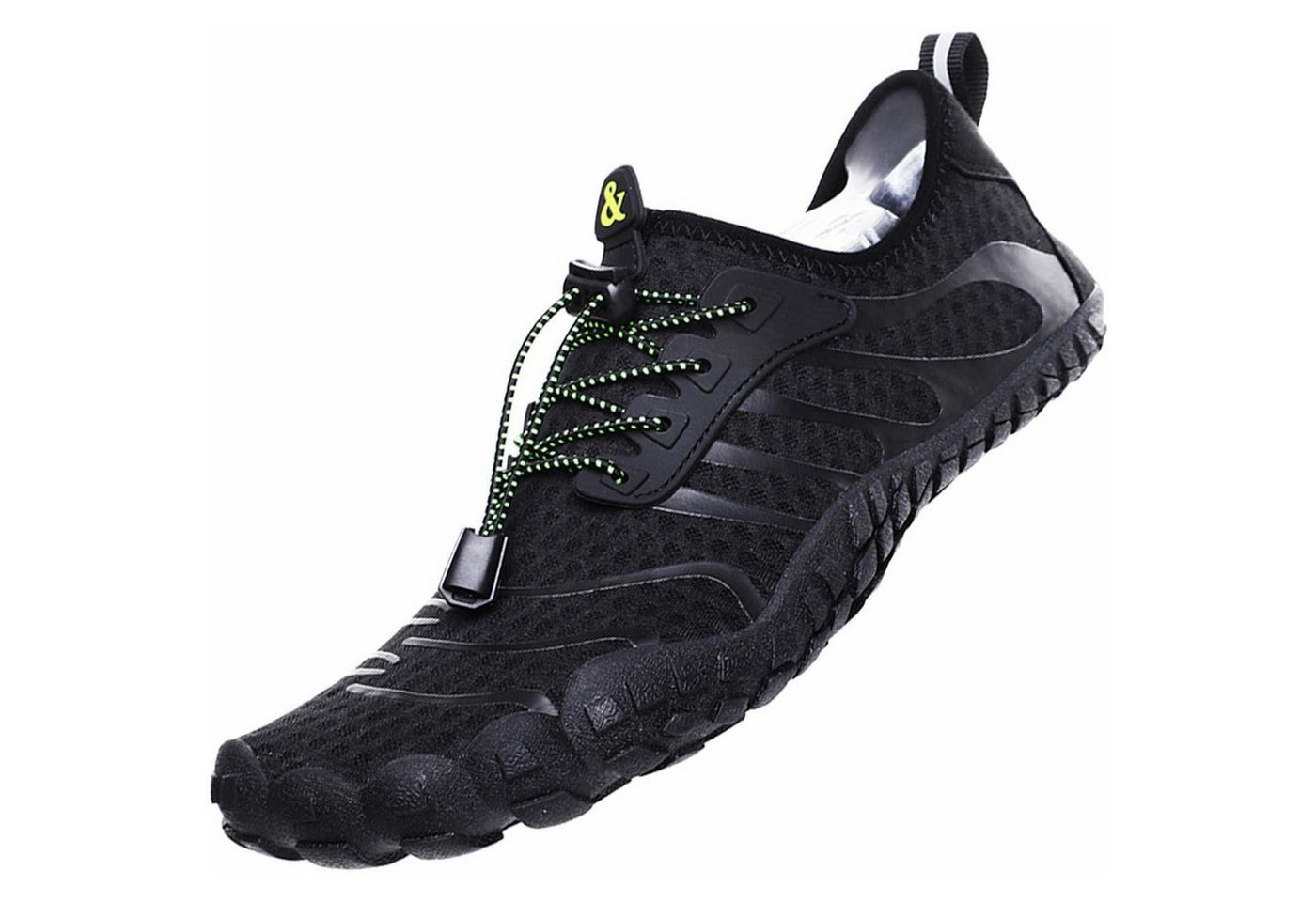 LuxusKollektion Wasserschuhe Badeschuhe Strandschuhe Damen Herren Kajak 43 EU Schwarz Wasserschuh Bild 4