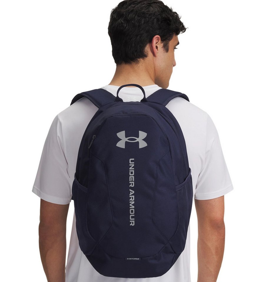 Under Armour® Freizeitrucksack UA HUSTLE LITE BACKPACK MIDNIGHT NAVY