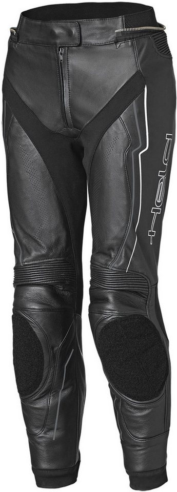 Held Biker Fashion Motorradhose Debbie 3 Base Damen Motorrad Lederhosen Verbindungsreißverschluss,Hüftprotektoren enthalten,Knieprotektor