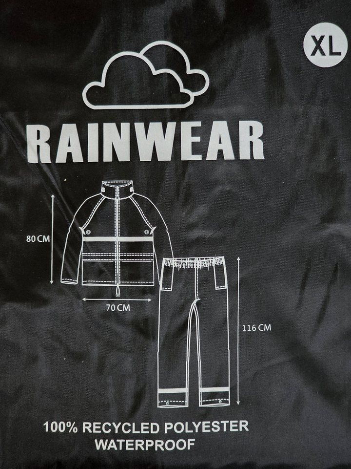 Spectrum Regenanzug Set Regenkleidung Regenanzug Regenschutz