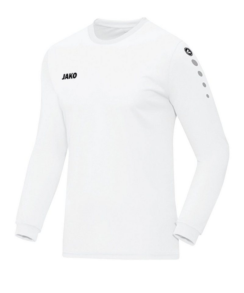 Jako Fußballtrikot JAKO Team Trikot langarm Kids Weiß Teamsport