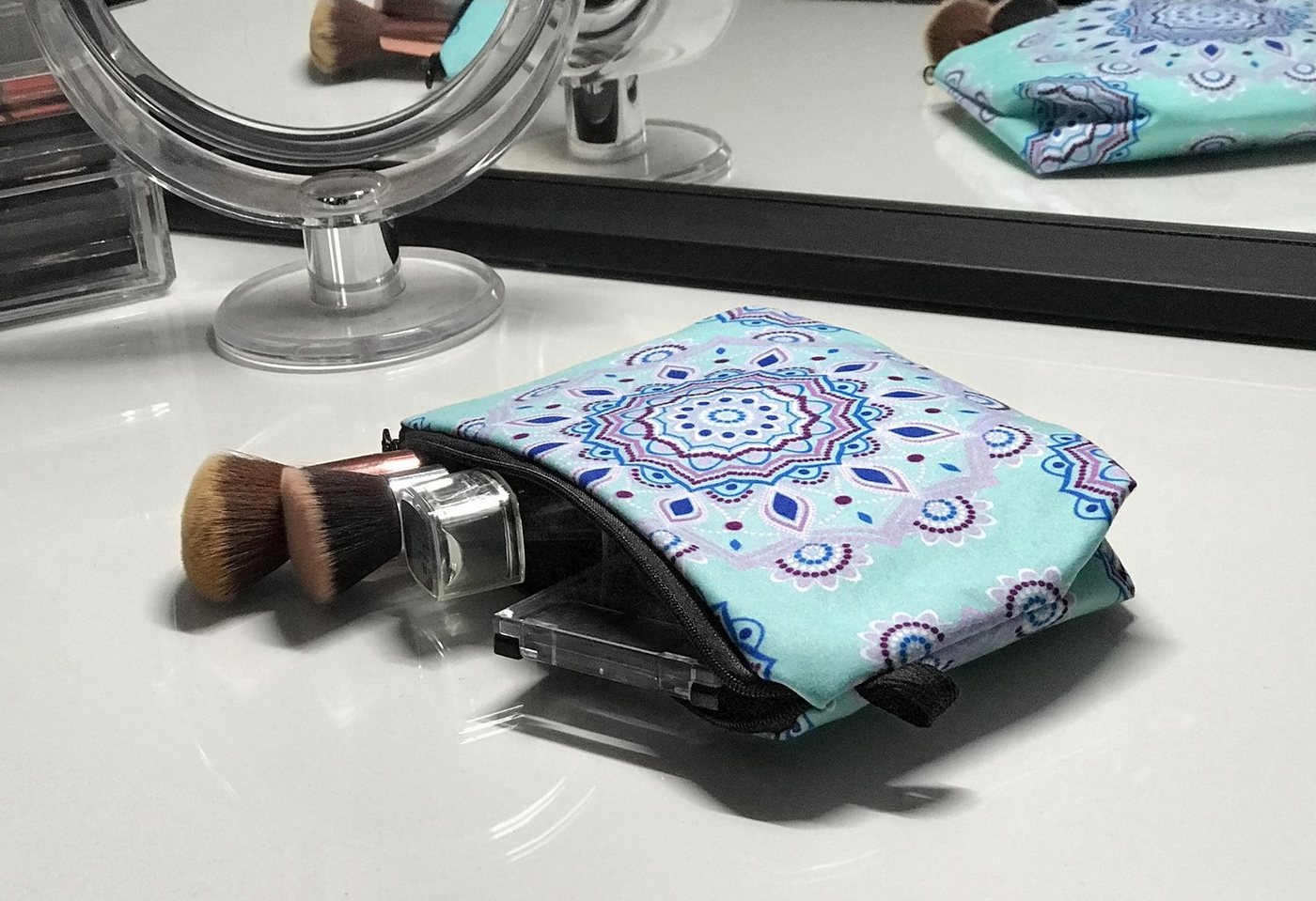 cosey Kosmetiktasche Einhorn Design – Make-up Tasche & Kulturbeutel (Einzelprodukt, 1 Stück) Bild 4