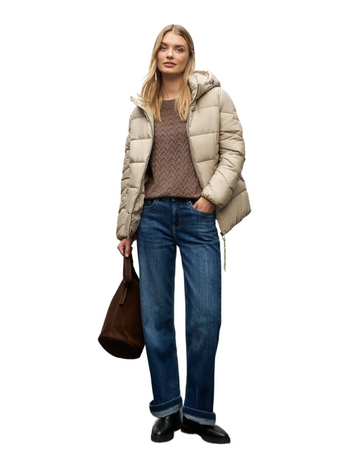 STREET ONE Outdoorjacke natur,Outdoor,Polyester,Unifarben,Stehkragen,Lang,Regular Fit Bild 5