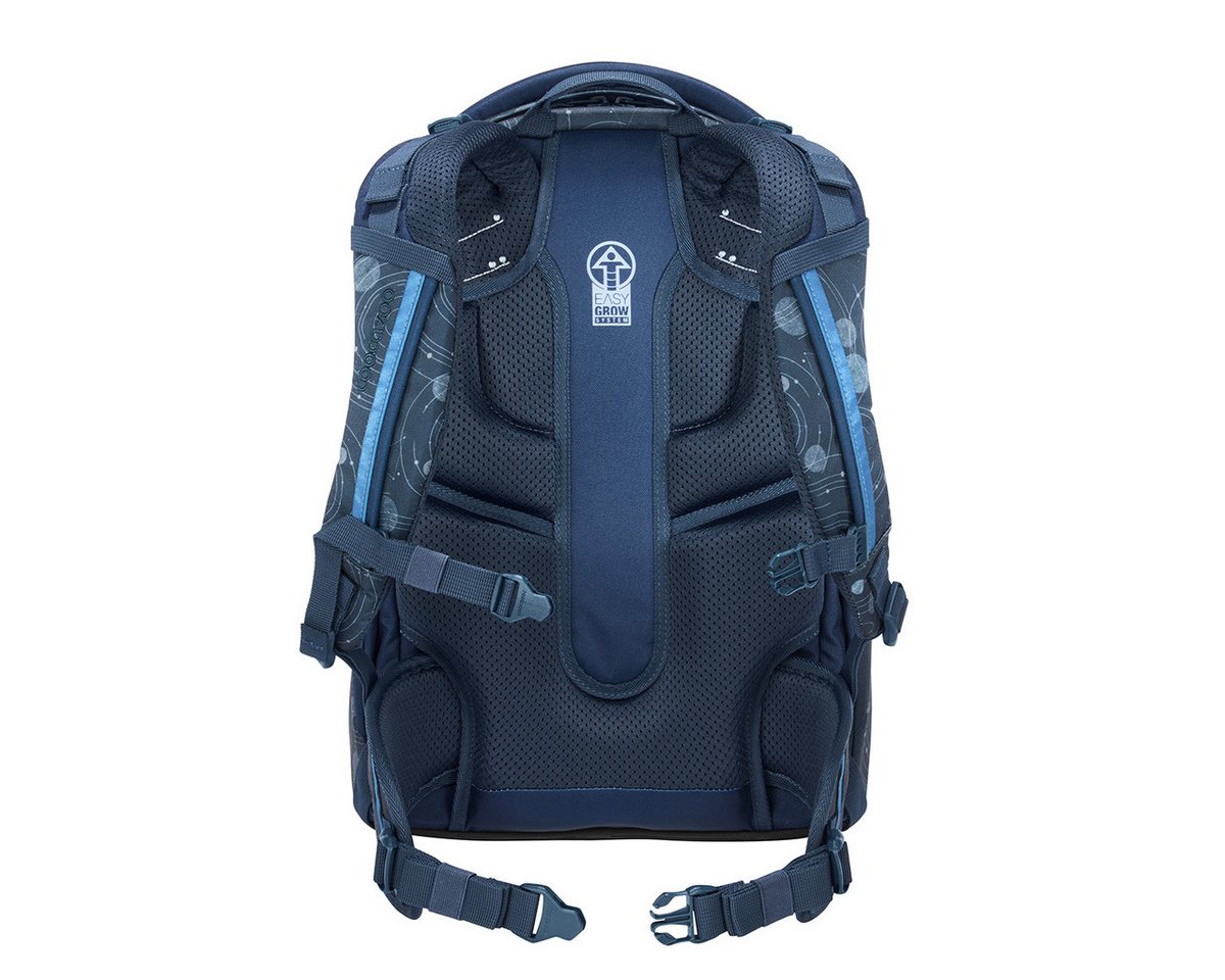 coocazoo Schulranzen Schulrucksack-Set MATE Blue Orbit 3-teilig (3-teilig), ergonomisch, Körpergröße: 135 - 180 cm, Easy-Grow-System Bild 4