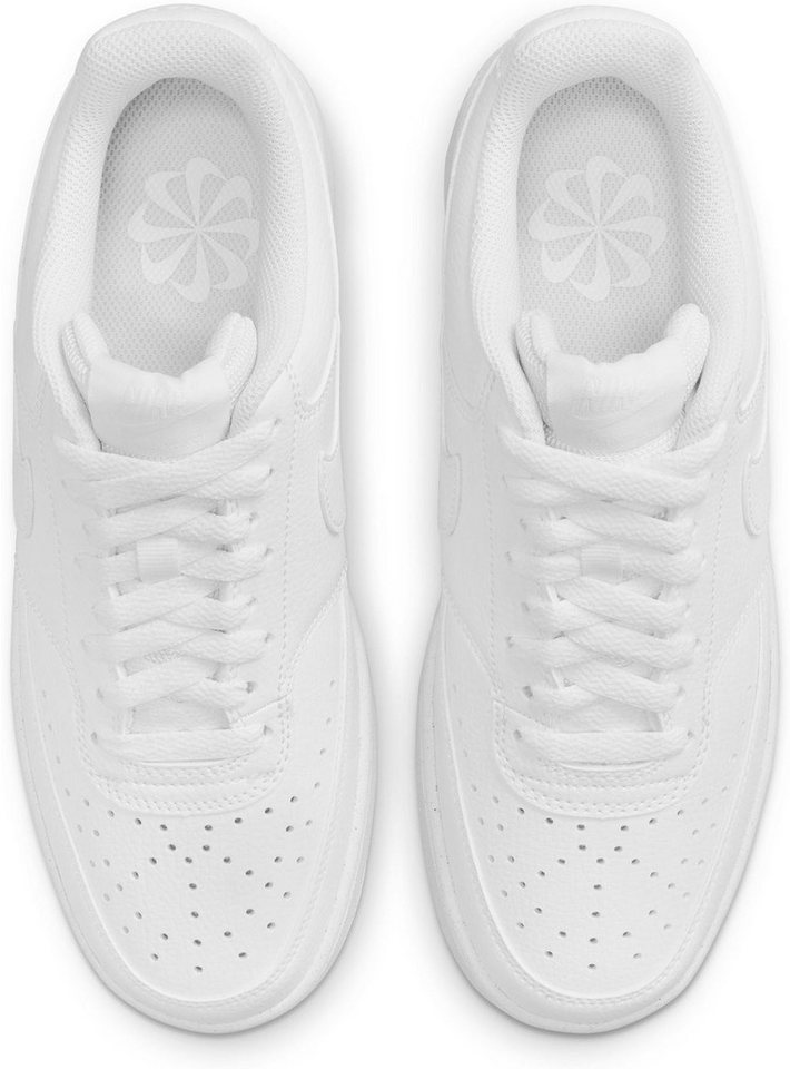 Nike W NIKE COURT VISION LO NN 100 WHITE/WHITE-WHITE Laufschuh Bild 2
