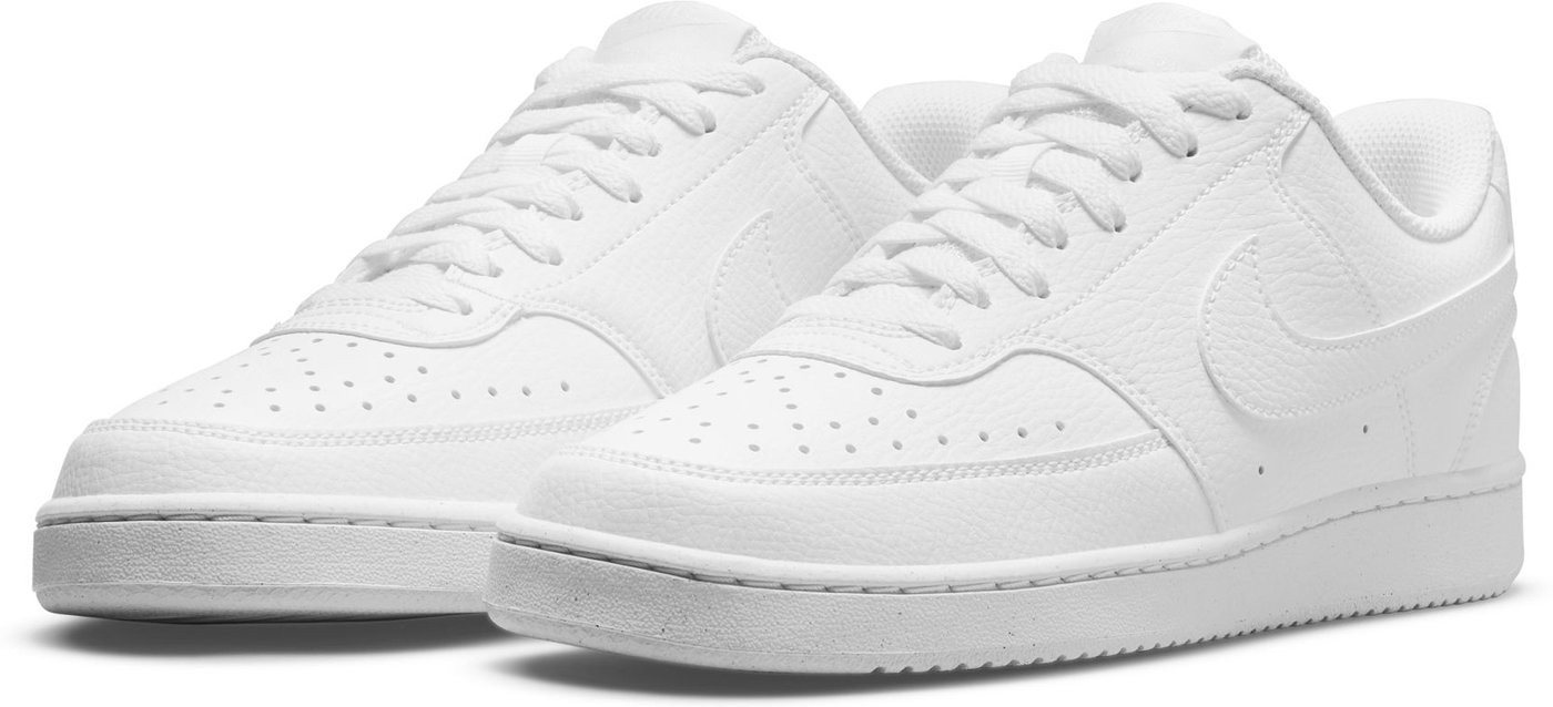 Nike W NIKE COURT VISION LO NN 100 WHITE/WHITE-WHITE Laufschuh Bild 3