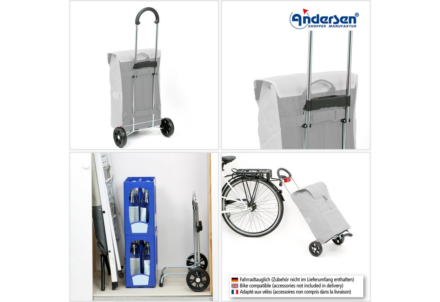 Andersen Einkaufstrolley Scala Shopper MIX A48, belastbar bis 40kg, wasserabweisend Bild 2