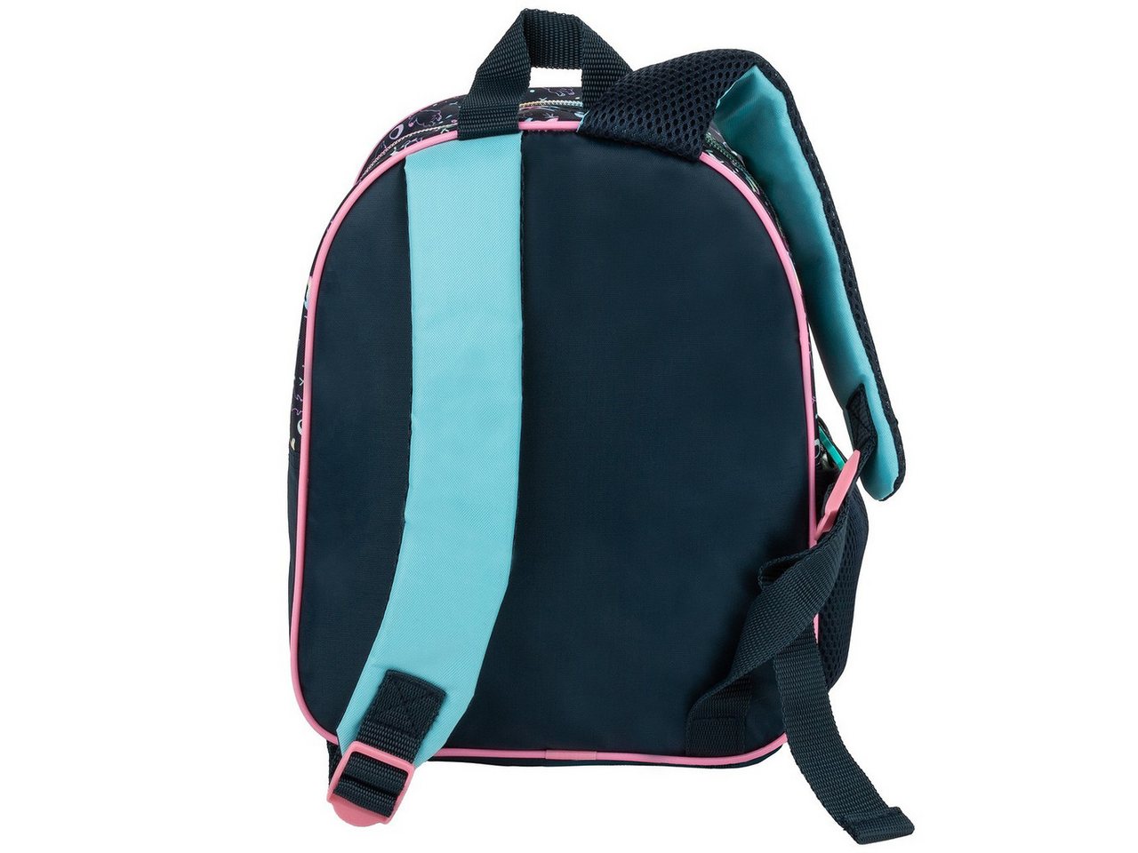 DERFORM Kindergartentasche Kindergarten Set Hund Kinder Rucksack Tasche Brotdose Trinkflasche (3-tlg)