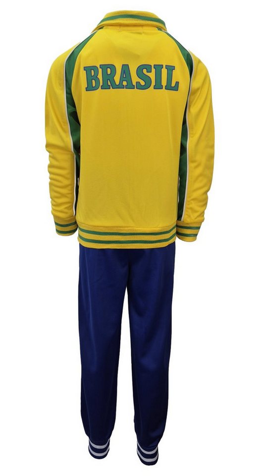 Fashion Boy Trainingsanzug Brasilien Trainingsanzug Freizeitanzug Jogginganzug JF11e (Set, Jacke + Hose) Bild 2