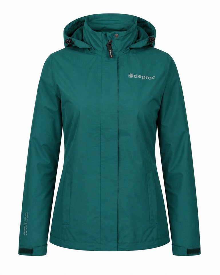 DEPROC Active Outdoorjacke LAVAL WOMEN Funktionsjacke, Wanderjacke, Regenjacke abnehmbare Kapuze Bild 4