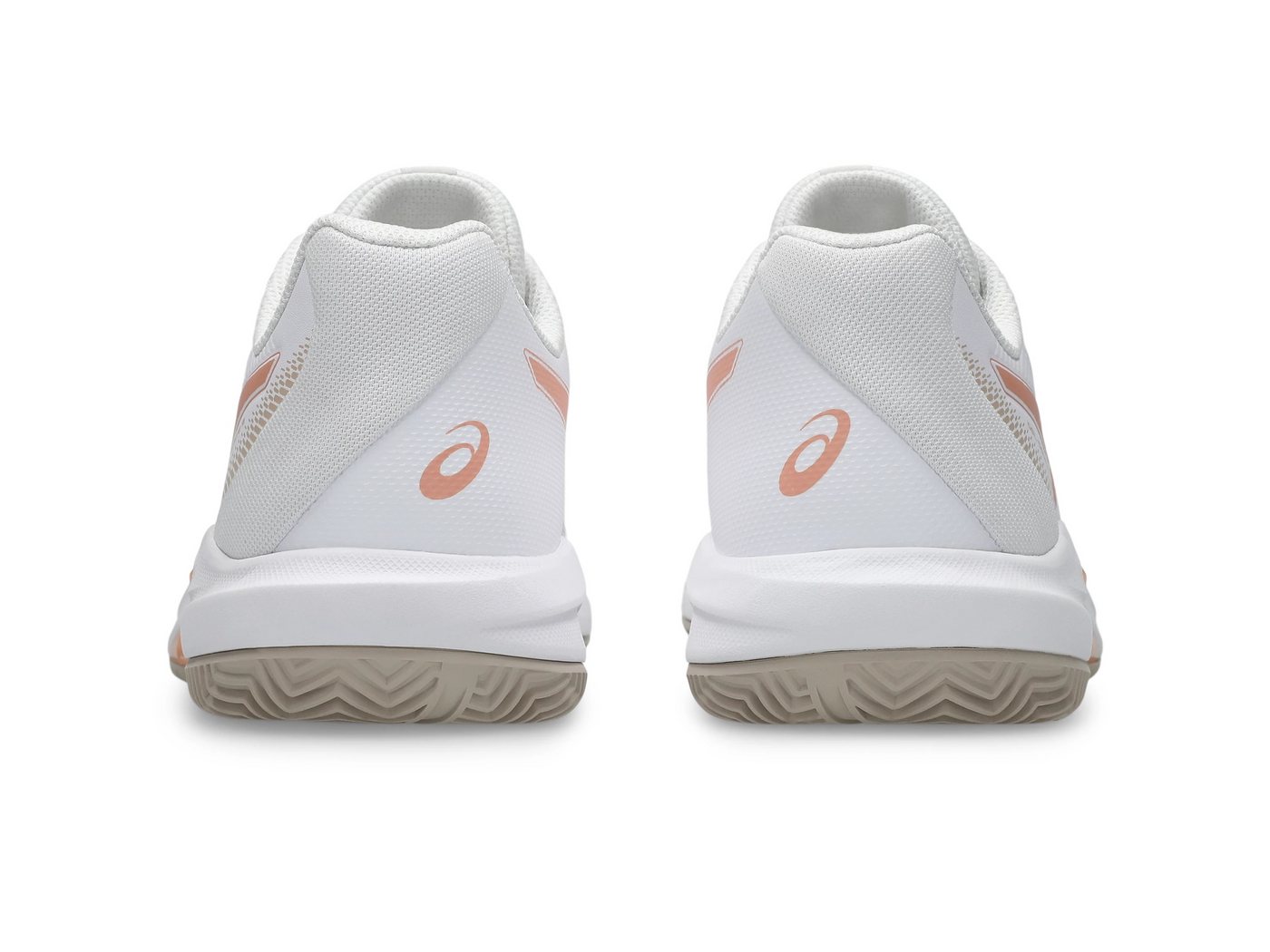 Asics GEL-DEDICATE 9 CLAY WHITE/CANTALOUPE Tennisschuh