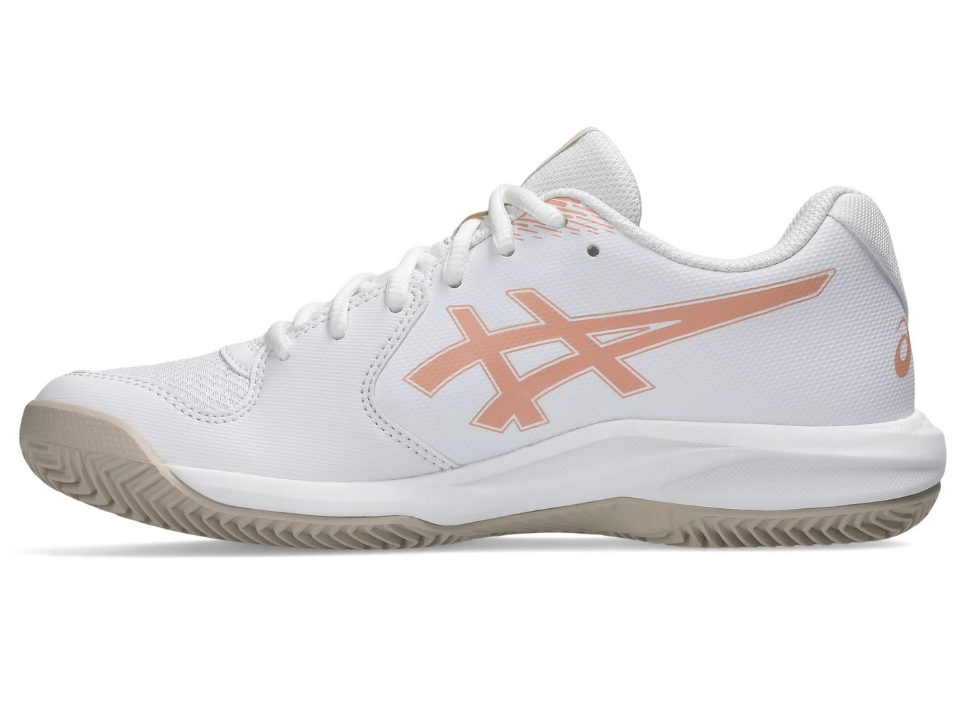 Asics GEL-DEDICATE 9 CLAY WHITE/CANTALOUPE Tennisschuh Bild 4