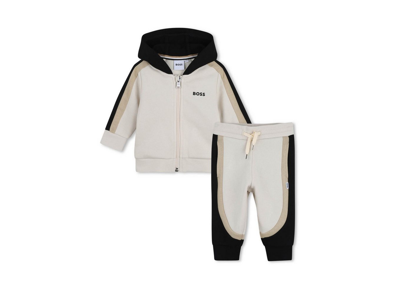 Boss Kidswear Jogginganzug BOSS Baby Jogger Set 2-teilig in beige